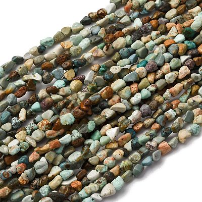Natural Variscite Beads Strands G-I389-A32-1