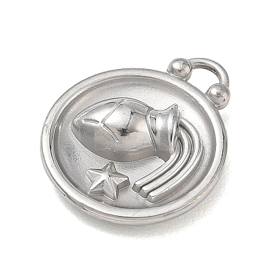 12 Constellations 304 Stainless Steel Pendants STAS-F354-01P-12-1
