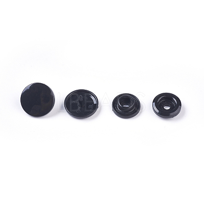 Resin Snap Button BUTT-WH0006-06D-1