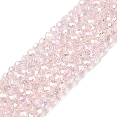 Electroplate Glass Beads Strands EGLA-A044-T1mm-B22-1