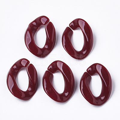 Opaque Acrylic Linking Rings OACR-T011-88F-1
