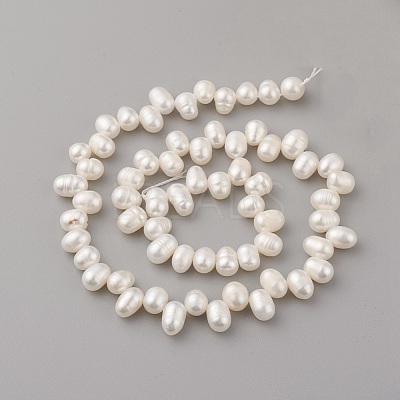 Natural Cultured Freshwater Pearl Beads Strands PEAR-G007-16-1