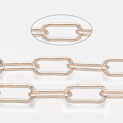Unwelded Iron Paperclip Chains CH-S125-09B-RG-1