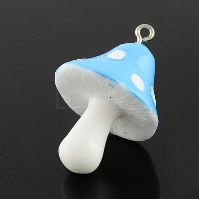 Resin Pendants X-RESI-S295-05-1