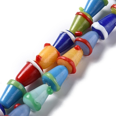 Handmade Lampwork Beads LAMP-F020-18-1