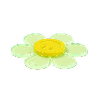Transparent Acrylic Big Pendants OACR-P012-A04-1