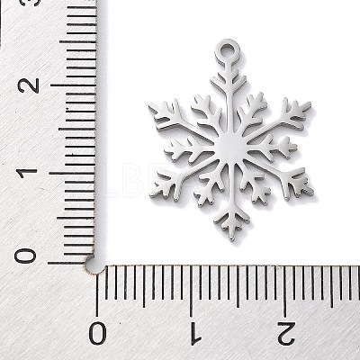 Christmas Theme Anti-Tarnish 304 Stainless Steel Pendants STAS-R003-04P-05-1