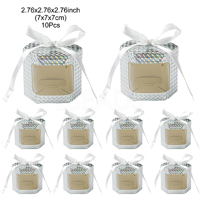 Hexagon Laser Window Paper Gift Boxes CON-FZC0002-001A-01-1