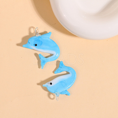 Handmade Lampwork Pendants PW-WG71B79-03-1