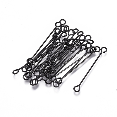304 Stainless Steel Eye Pins STAS-L247-007C-B-1