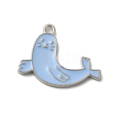 Winter Theme Alloy Enamel Pendants ENAM-M002-05A-P-1