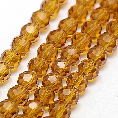 Glass Beads Strands EGLA-J042-6mm-04-1
