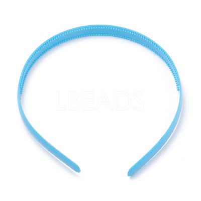 Hair Accessories Plain Plastic Hair Band Findings OHAR-N005-01A-1