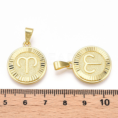 Brass Pendants KK-T070-01G-07-1