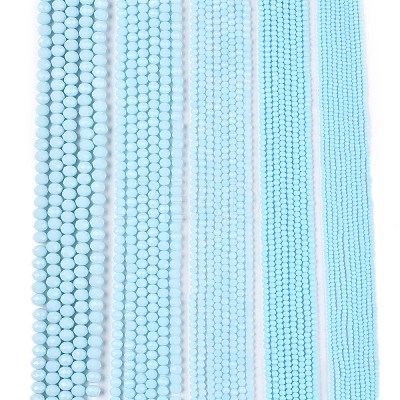 Opaque Solid Color Imitation Jade Glass Beads Strands EGLA-A044-P6mm-D06-1