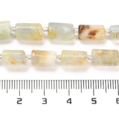 Natural Blue Calcite Beads Strands G-G068-A28-01-1