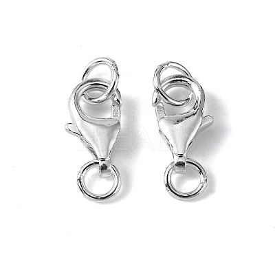925 Sterling Silver Lobster Claw Clasps STER-I010-10mm-1