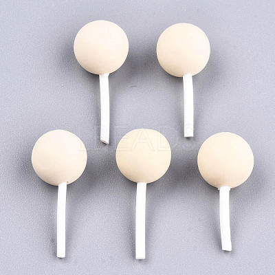 Handmade Polymer Clay 3D Lollipop Embellishments X-CLAY-T016-82F-1