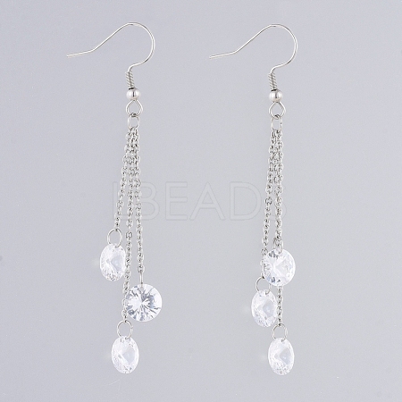 304 Stainless Steel Dangle Earrings EJEW-JE04003-03-1