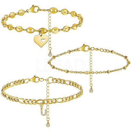 Anklets Sets AJEW-AN00383-21-1
