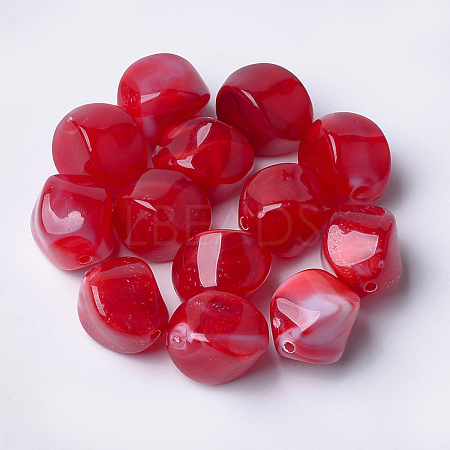 Acrylic Beads OACR-T007-08N-1