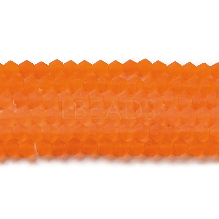 Imitate Austrian Crystal Frosted Glass Beads Strands LS-EGLA-A039-T6mm-MD11-1
