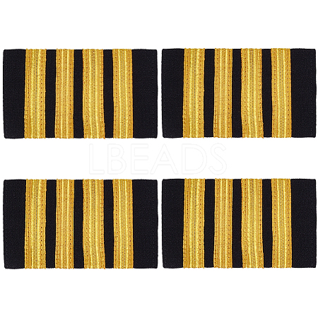 Silk Aviation Epaulette AJEW-CY0002-53B-1
