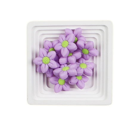 Flower Silicone Beads PW-WG97C3C-07-1