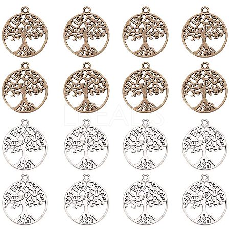 Tibetan Style Alloy Pendants TIBEP-PH0003-01-1