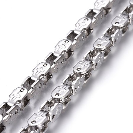 304 Stainless Steel Link Chains STAS-P219-24-1