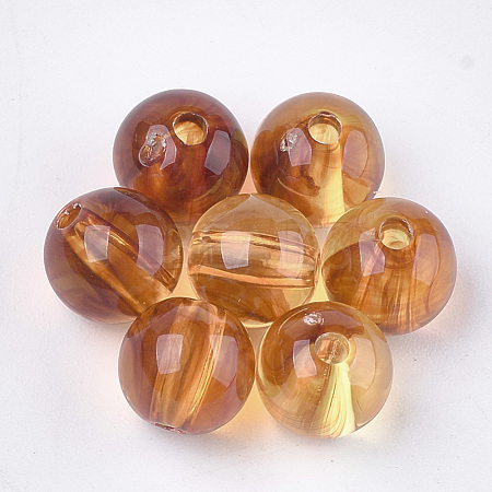Acrylic Beads X-OACR-S029-059B-1