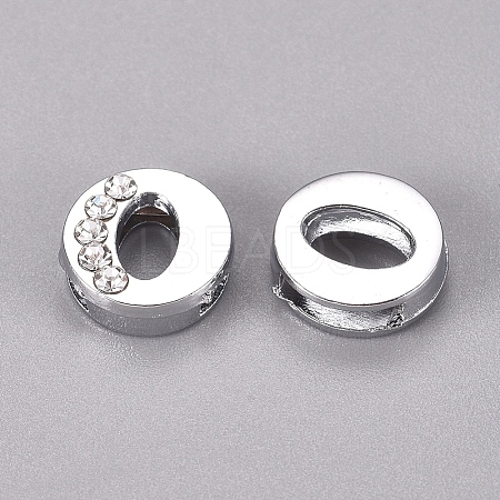 Alloy Slide Charms LS-PALLOY-WH0066-21O-1