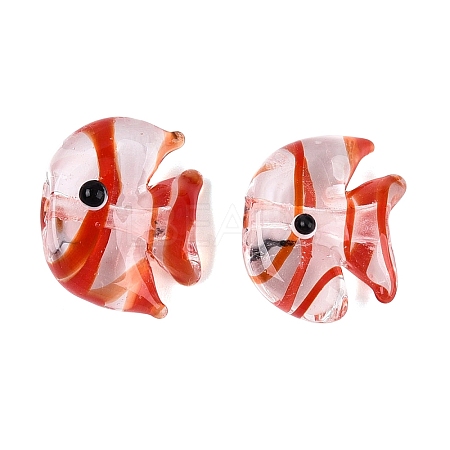 Handmade Transparent Lampwork Beads LAMP-N042-20E-1
