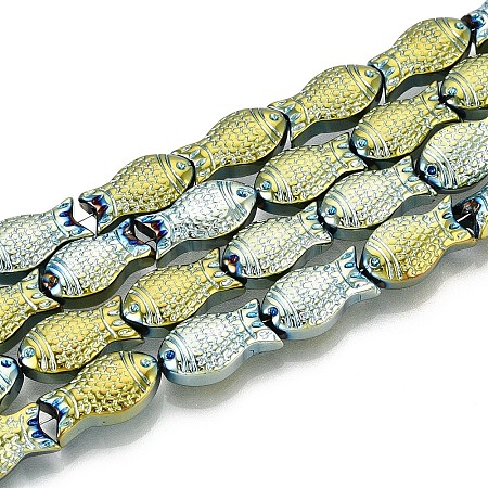 Electroplate Glass Beads Strands X1-EGLA-T025-03E-1