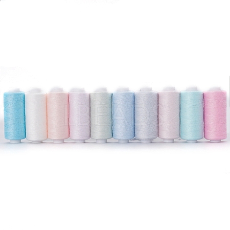 10 Colors Polyester Sewing Thread PW-WG4C286-06-1