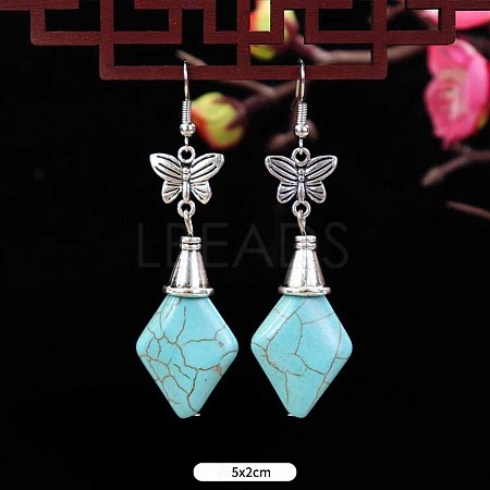 Turquoise Dangle Earrings for Women WG2299-4-1