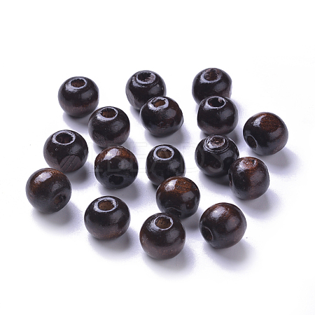 Dyed Natural Wood Beads WOOD-Q006-12mm-06-LF-1