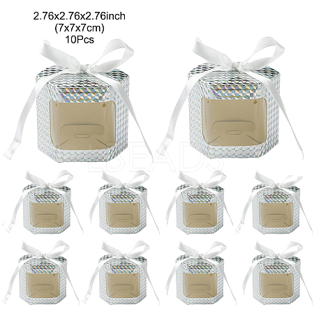 Hexagon Laser Window Paper Gift Boxes CON-FZC0002-001A-01-1