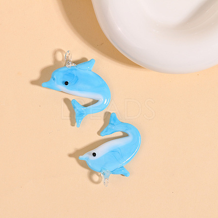 Handmade Lampwork Pendants PW-WG71B79-03-1