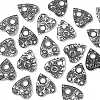 20Pcs 4 Styles Tibetan Style Alloy Pendants TIBEP-CJ0003-36-3