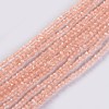 Glass Beads Strands EGLA-E057-02A-04-1