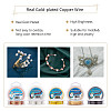 2 Rolls 2 Colors Round Copper Craft Wire CWIR-BC0006-19-3