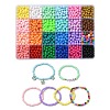 24 Colors Opaque Acrylic Beads MACR-YW0002-95-4