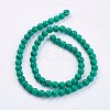 Imitation Synthetic Turquoise Bead Strands G-F434-6mm-03-2