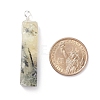 Natural Mixed Quartz Pendants PALLOY-JF01488-5