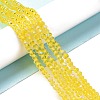 Electroplate Glass Beads Strands EGLA-A034-T3mm-L02-4