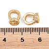 Brass Micro Pave Cubic Zirconia Pendant Bails KK-H268-12G-3