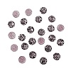 Printed Resin Cabochons CRES-WH0010-6-1