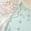 60Pcs 3 Styles Natural Cultured Freshwater Pearl Pendants PALLOY-SW0008-02-3