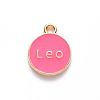 Alloy Enamel Pendants ENAM-S124-01A-03G-2